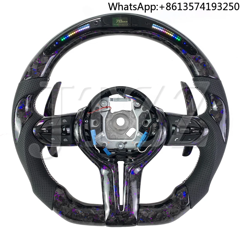 

2013-2020 for BMW F20 F22 F21 F87F80 F30 F31 F32 F33 F10 F12 225 420i Customization Carbon Fiber Car Steering Wheel Interior