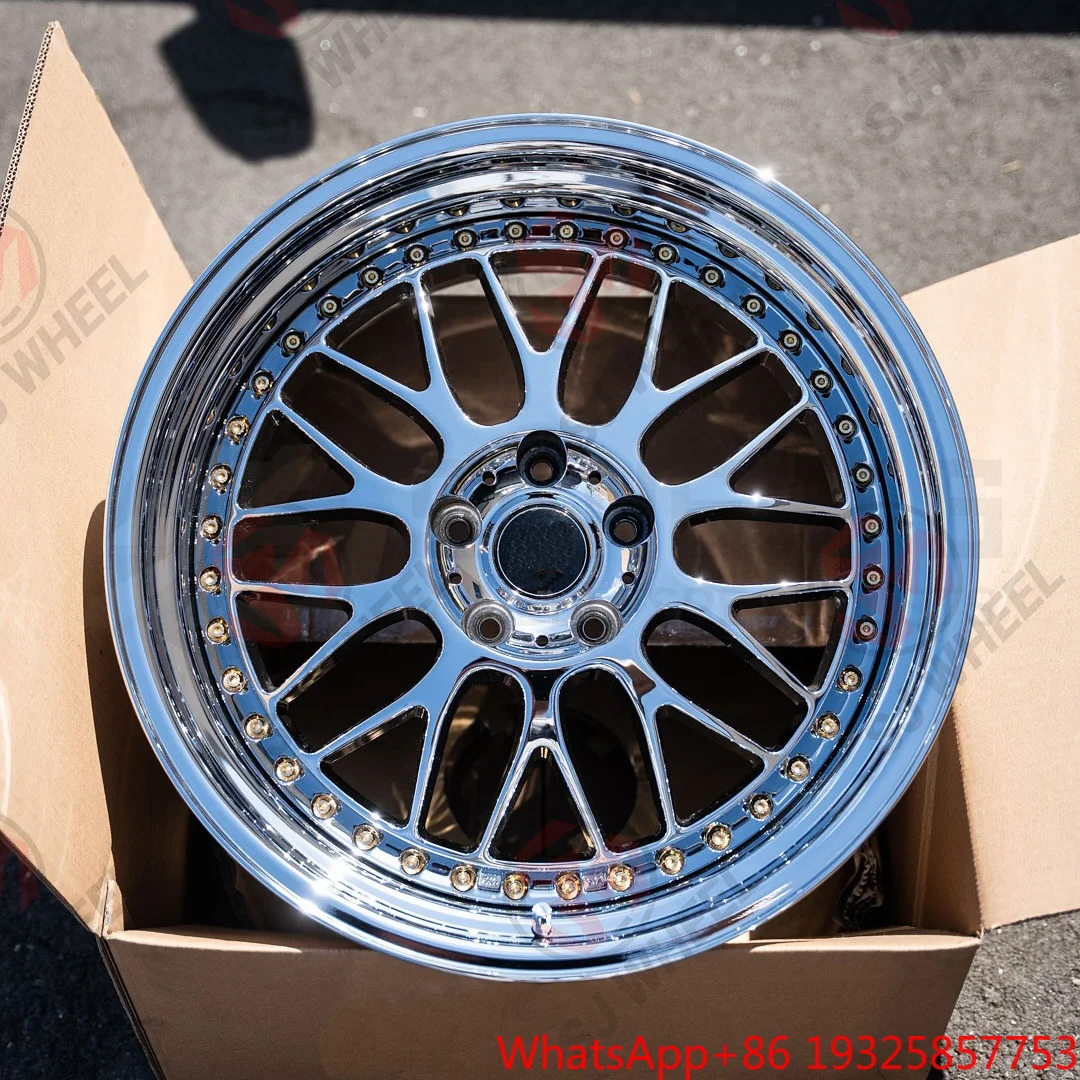17 18 19 20Inch Work VS-XX Step Lip Triple Chrome Face Fully Forged 6061-T6 Aluminum Alloy Custom Wheels Deep Dish Forged Wheels