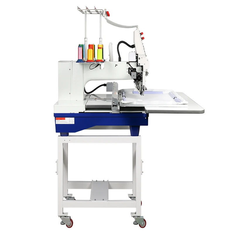 Neue Single Head High Speed Flat Stickmaschine computergesteuert für Jeans