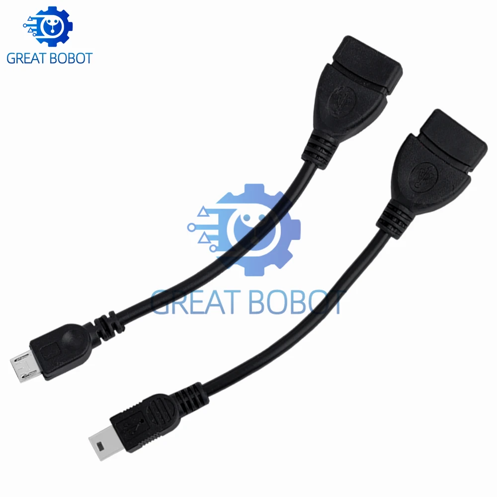 Micro USB Male to Female OTG Adapter Cable, High Speed Data Transfer Extension Cord for Digital Devices