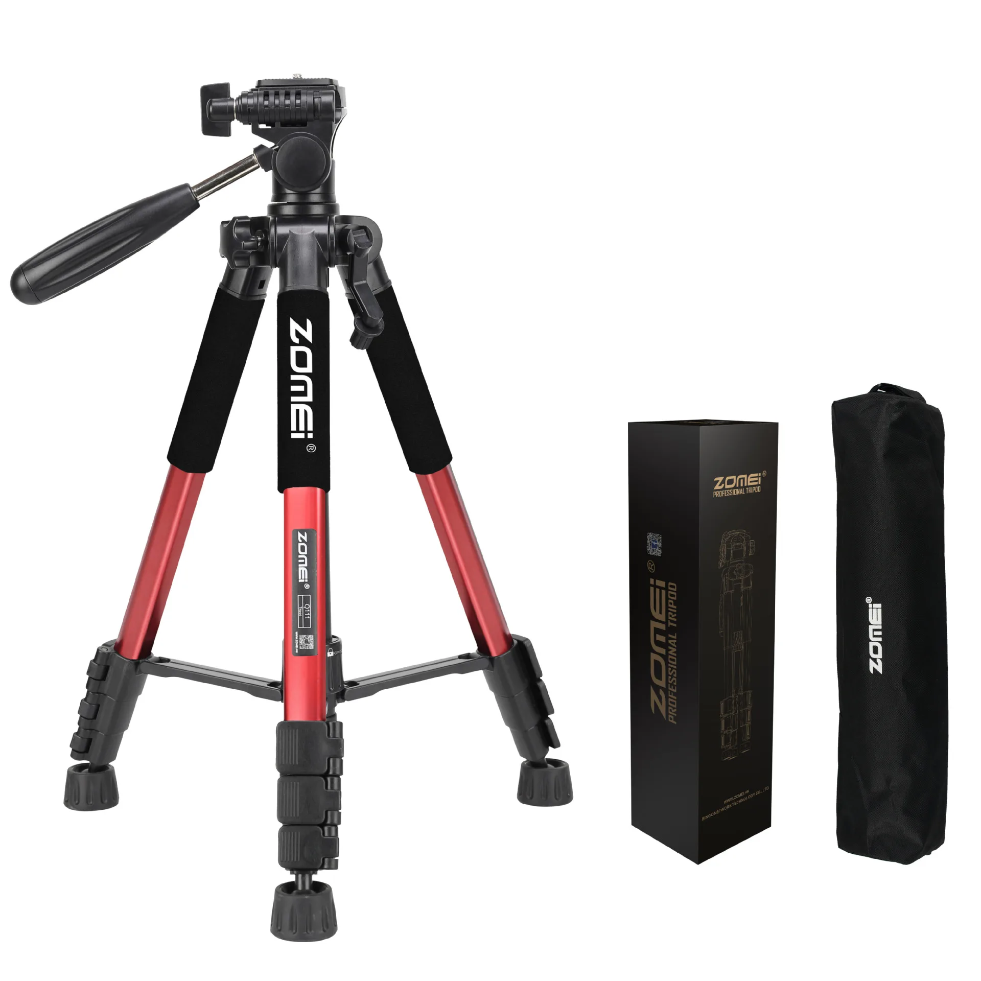 

ZOMEI Q111 Aluminium Professional Portable Travel Camera Tripod&Pan Head for SLR DSLR Digital Camera