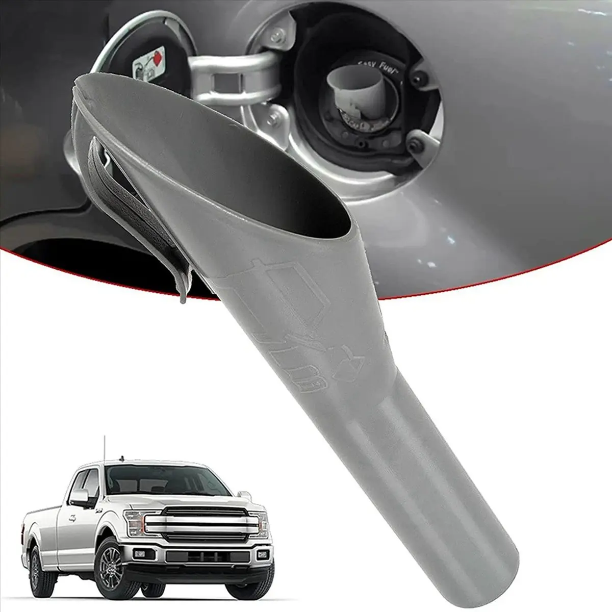 #08O (Gray)Fuel Tank Funnel Tube Adaptor Spout for Ford F150 Focus Mondeo Galaxy,Automotive Parts & Accessories
