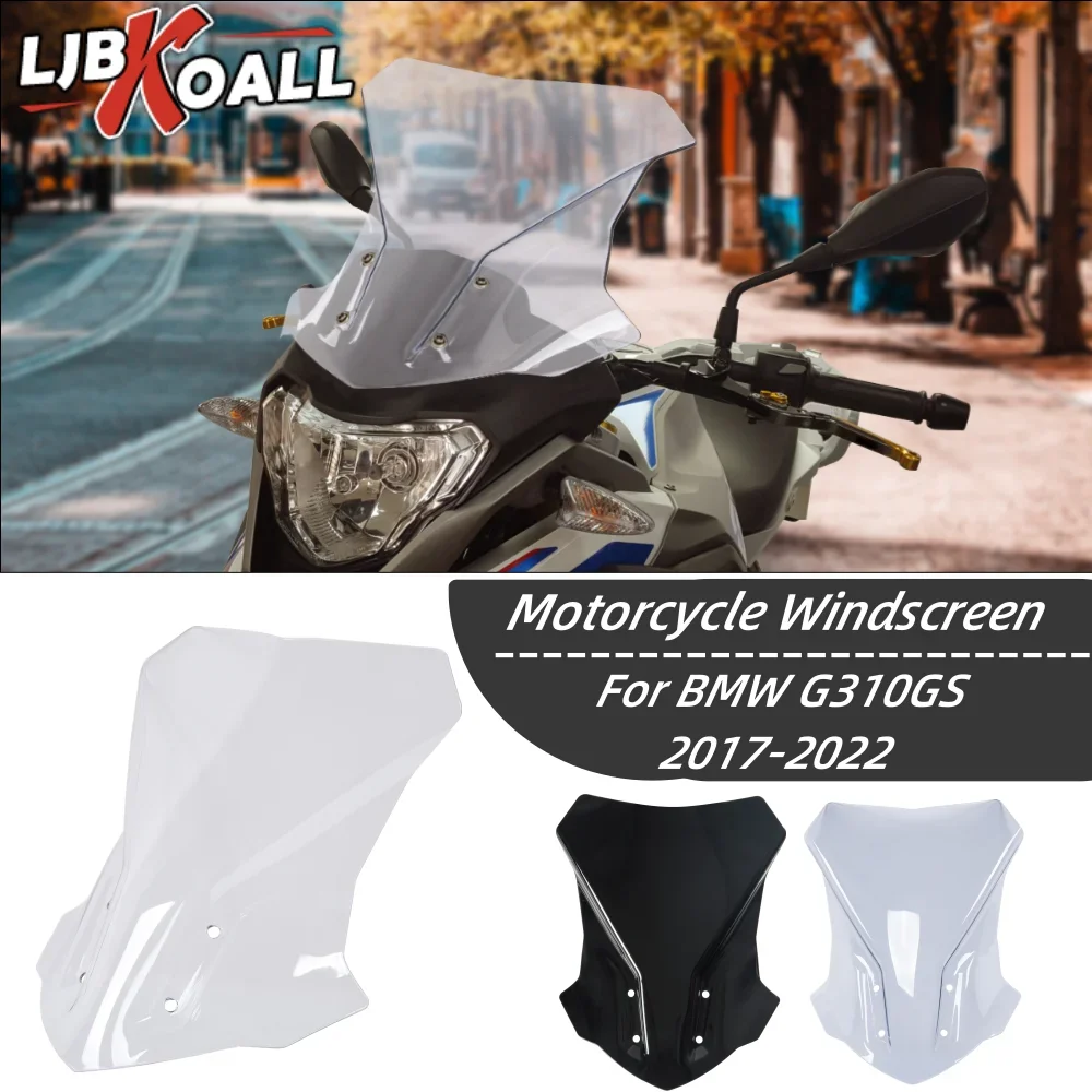 

G310GS Windscreen Touring Windshield For BMW G310 GS 2017-2024 2021 2020 2019 Airflow Visor Viser Moto Wind Deflector Protector