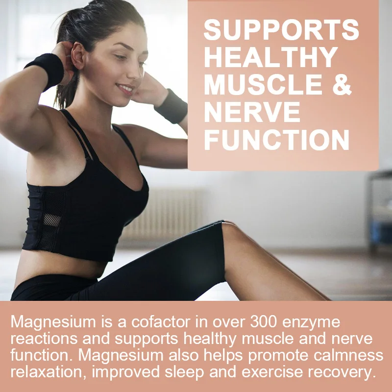 BEWORTHS Magnesium Complex Capsule 300mg of Magnesium Glycinate for Sleep Better Calm Down Support Joints and Muscle Health