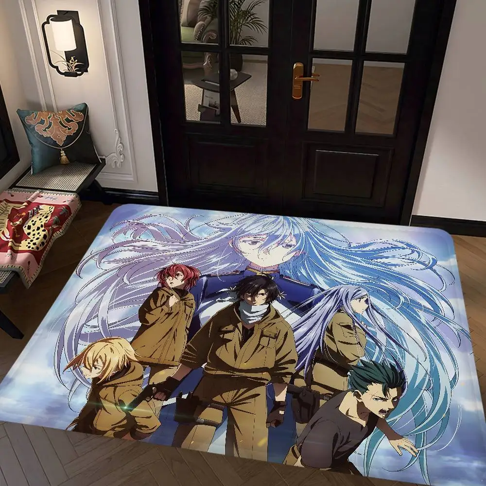 Anime 86 Eighty Six Room Mats Anti-slip Absorb Water Long Strip Cushion Bedroon Mat Household Carpets
