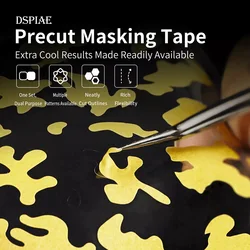 DSPIAE Digital Camouflage Bug camouflage Hexagonal Precut Masking Tape For Military aircraft tank model