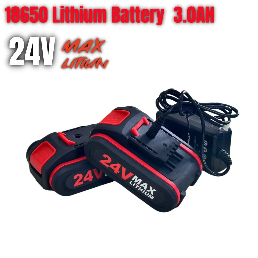 MAX 24V Rechargeable Battery for Electric Saw with Single Hand Operation 48V MAX Power for Efficient Cutting2 battery 1 charger