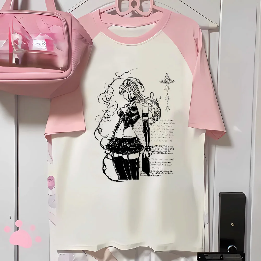 Y2k Girls shirt teen gyaru clearance sales streetwear 80s t shirt aesthetic jojifuku summer kawaii cutecore