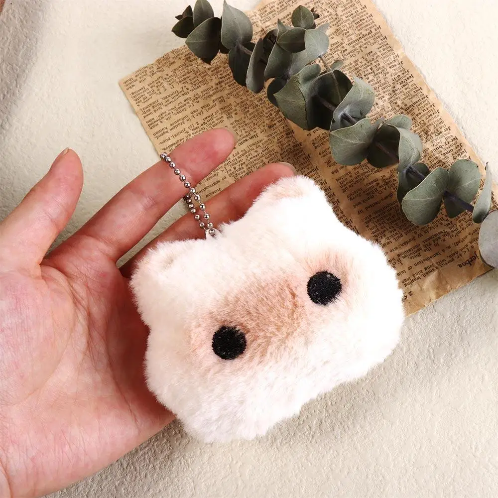 Capybara Animal Squeeze Capybara Plush Keychain Cartoon Plush Stuffed Squeak Capibara Plush Doll Keyring Toys