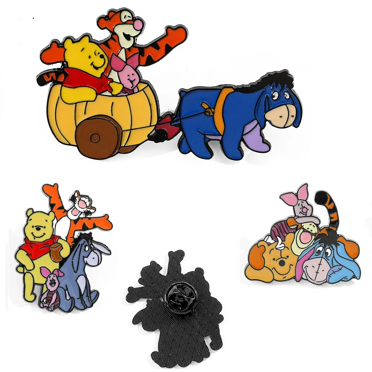 

Anime Disney Winnie the Pooh eeyore Enamel Pin Brooches For Lapel Pins Badge on decor Backpack Kids Clothes badges Fashion Gifts