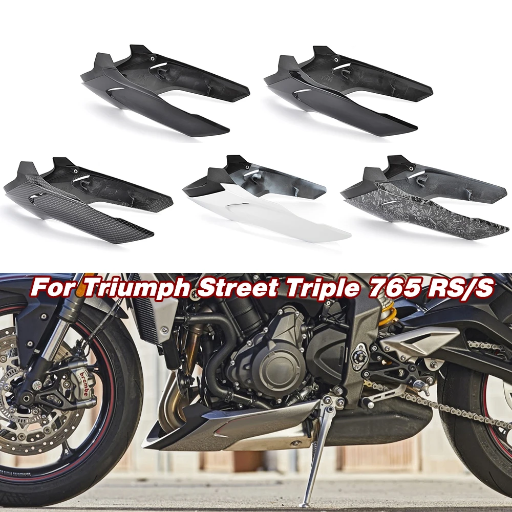 

Для Triumph Street Triple 765 R/RS 2020-2022 шасси двигателя мотоцикла, нижняя защитная крышка обтекателя