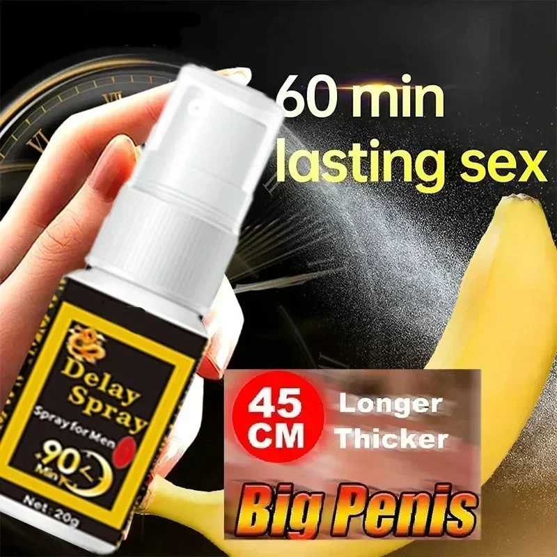 

Delay Spray Sex For Men 20ml External Use Anti Premature Ejaculation Lasting Long 60 Minutes Penis Enlargement Sex Toy For Men