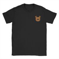 Mr-Beans Animated Series Teddy Bear T-Shirts for Men Beanimation Pure Cotton Tees Crew Neck Short Sleeve T Shirt 6XL Clothing