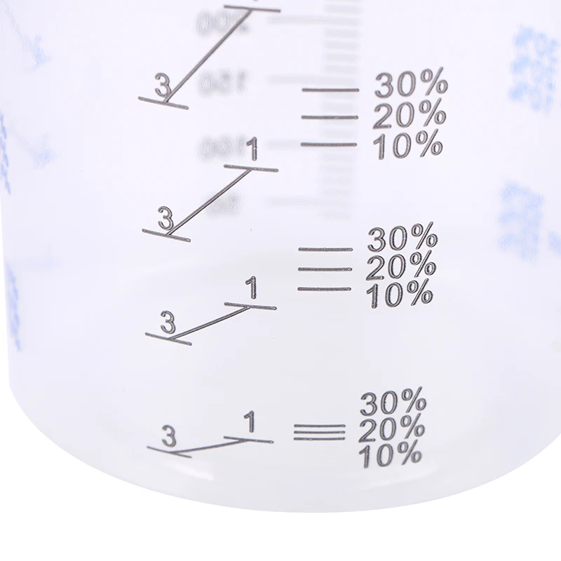 10Pcs Disposable Paint Mixing Cup 600ml Mixing Pot Paint Mixing Calibration Cup Thickened PP Scale Cup Baking Measuring Cup