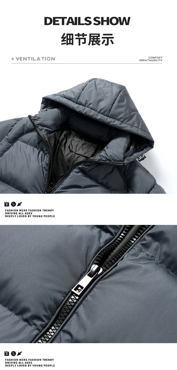 Men High Quality Hooded Parkas Men Plus Size Short Parkas Men Loose Cotton Coat Winter New Warm Casual Versatile Daily Parkas