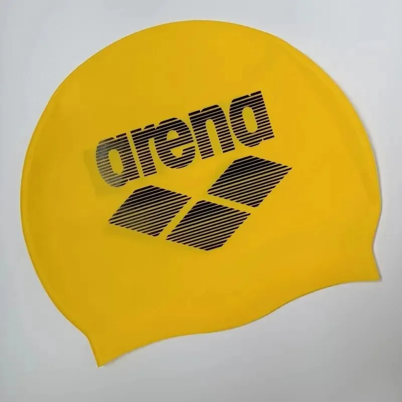 ARNew Men's and Women's Silicone High Elasticity Waterproof Swimming Hats Comfortable and Unrestrained, Simple and Fashionable