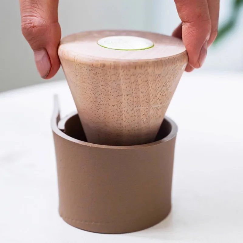 Wooden Pottery Tool, Spout and Lid Smoothing Trimmer, for Perfectly Shaped Mouth & Rim, Ceramic Clay Sculpting Tool