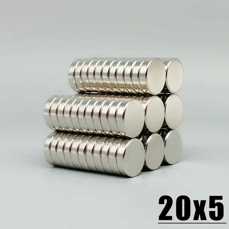 20x5mm Magnet 2-100pcs 20*5mm Magnet Accessory N35 NdfeB Neodymium Permanent Magnetic Imanes Magnet Fridge Magnets