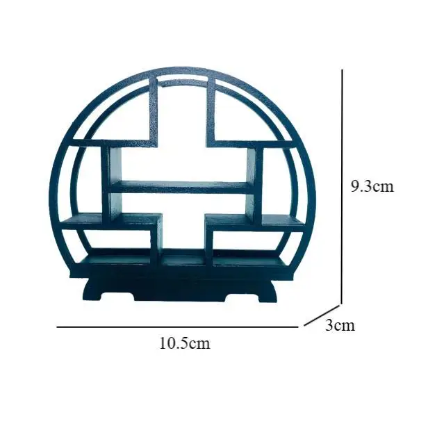 Akcesoria do domku dla lalek w skali 1/12, imitacja regału na książki, drewniane meble do dekoracji sypialni i salonu w domku dla lalek.