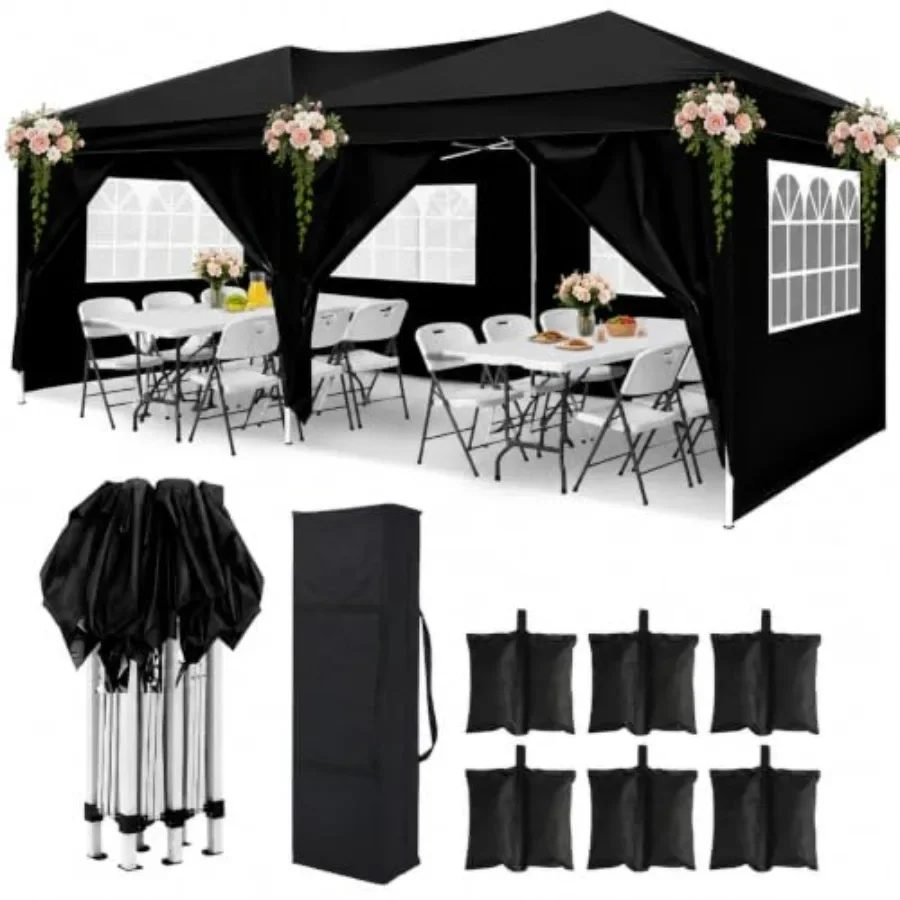 10x20 Pop Up Canopy Tent with 6 Sidewalls
