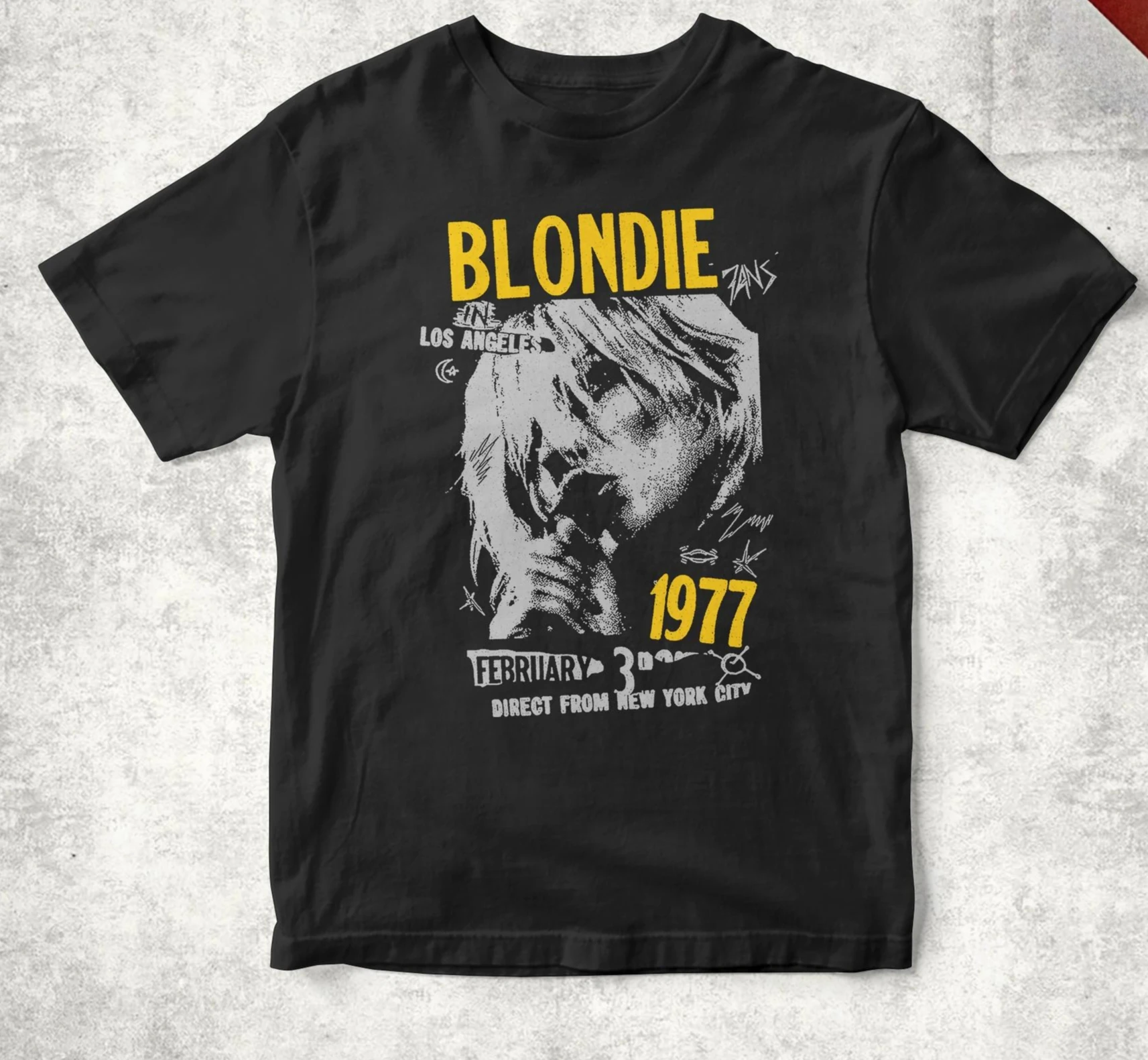 Blondie Retro Unisex T-Shirt  Pure Cotton All-Season Casual Loose-Fitting Streetwear harajuku shirts  vintage t shirt