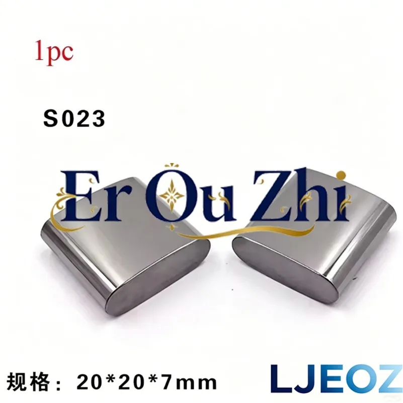 Wire Cut Slow Wire EDM Parts, Conductive Block for Western Machine, Precision Tungsten Steel Electrode Feed Plate S023 20x20x7mm