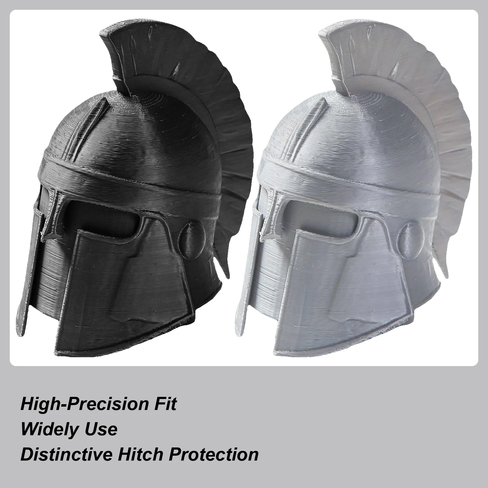 

Крышка приемника сцепного устройства 3D-печать в форме мультяшного гладиатора, внешняя крышка трубки, заглушка для автомобилей, квадроциклов, лодок, грузовиков, буксировки автомобиля