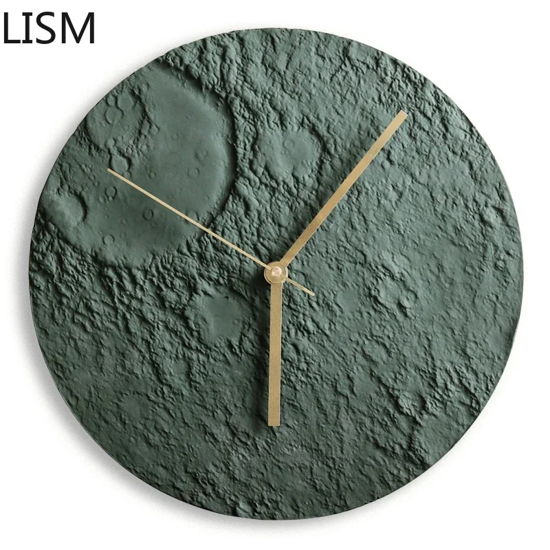 Modern Design Art Pink Round Wall Clock Quartz Silent Nordic Luxury Colorful Home Decor Clocks Wall Home Decor Living Room Saat