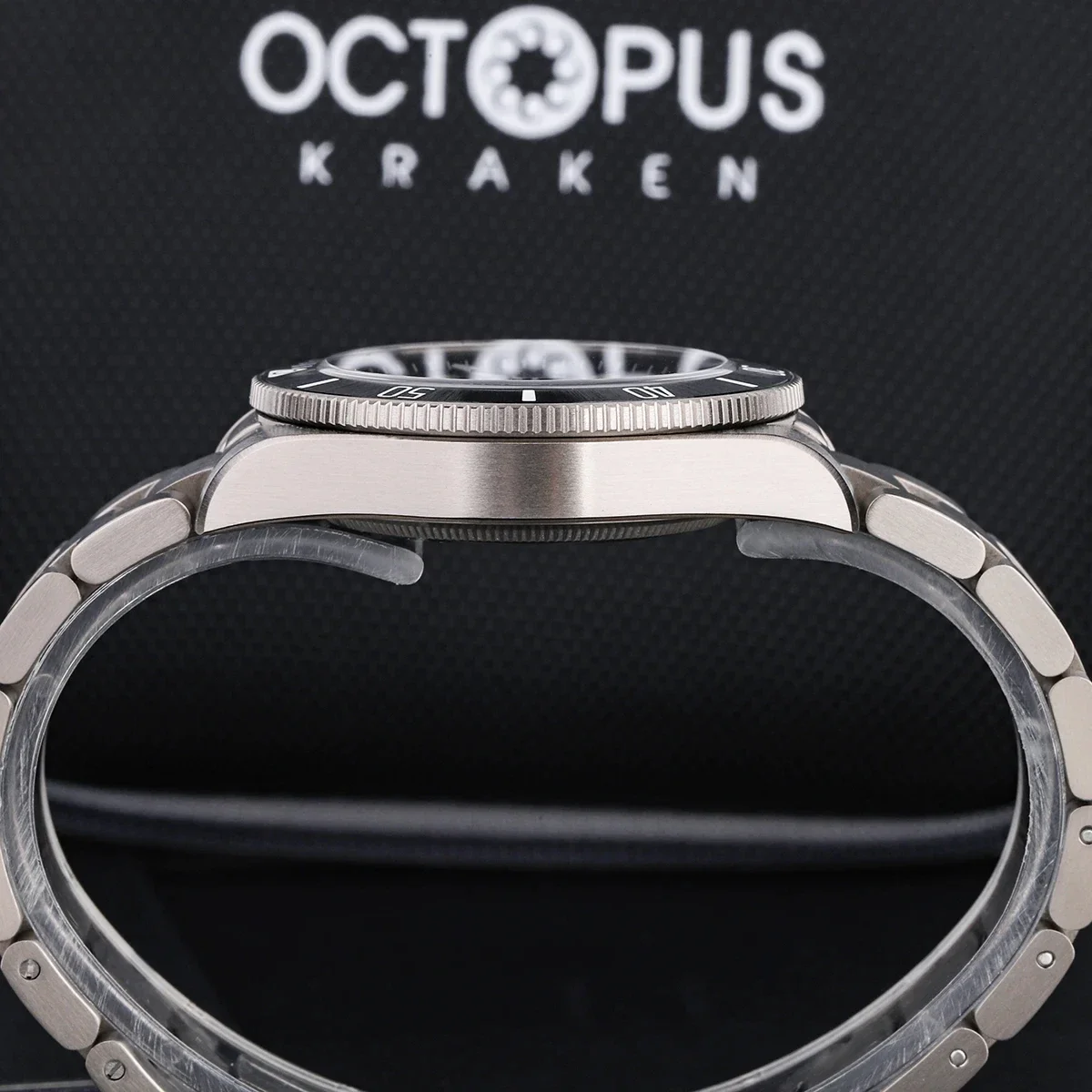 الأخطبوط كراكن سوار ساعة جودة عالية 316L الصلبة الفولاذ المقاوم للصدأ ساعة أجزاء 20 مللي متر نحى المشبك ل OCT-008