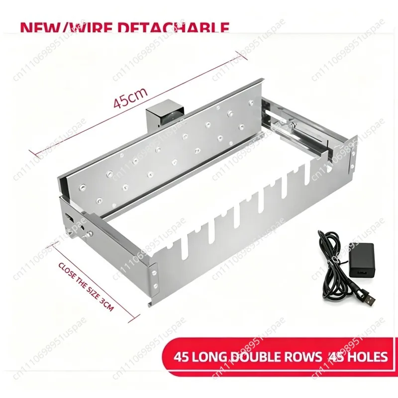 2025 Version Barbecue Rotate Grill Stainless Steel Automatic Flipping BBQ Machine