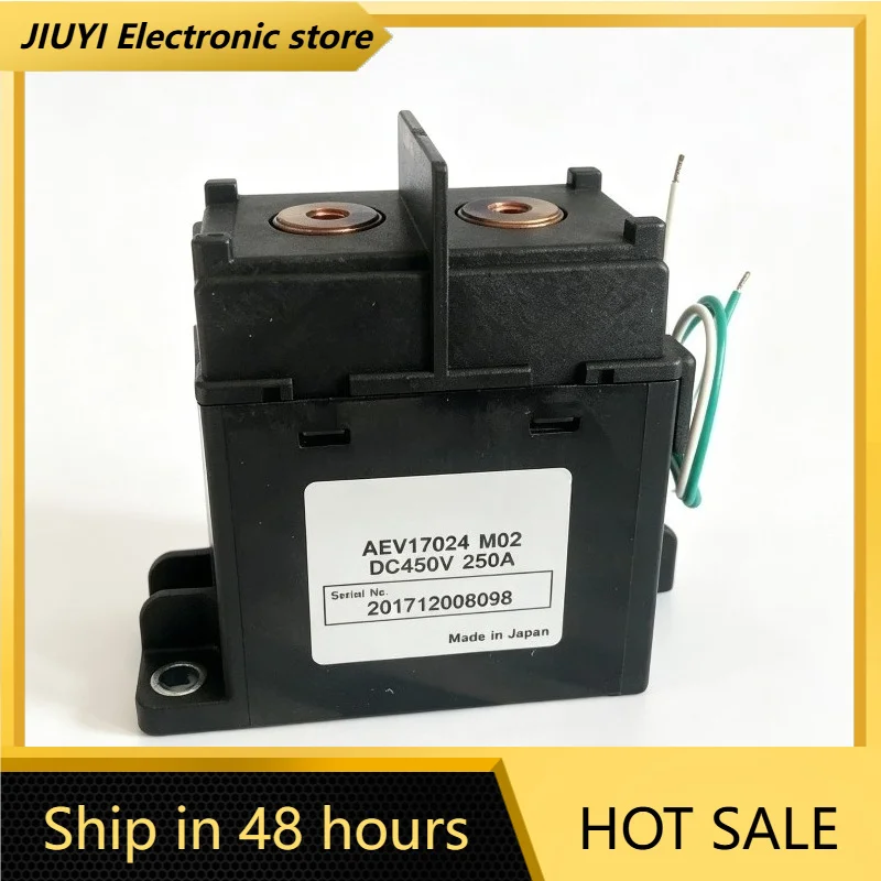 AEV17024 M02 DC24V 200A SPST High Voltage DC Contactor Relay 450VDC For EV Truck Energy Storage Charging Station