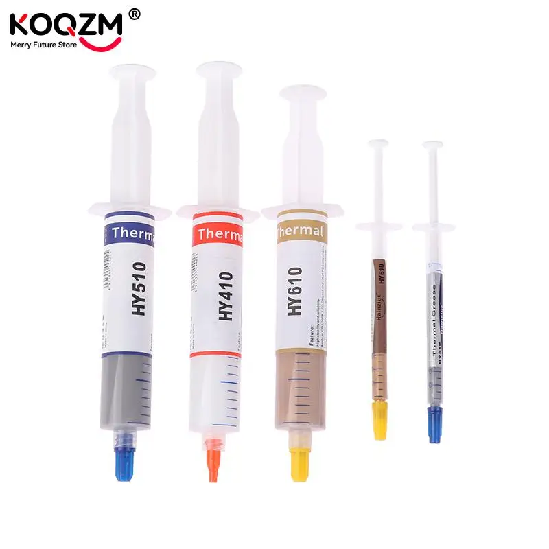 Thermal Conductive Grease Silicone Thermal Paste 8g 45g HY410 HY510 HY610 Heatsink Compound For PC/CPU/GPU/LED/VGA Cooling Fan