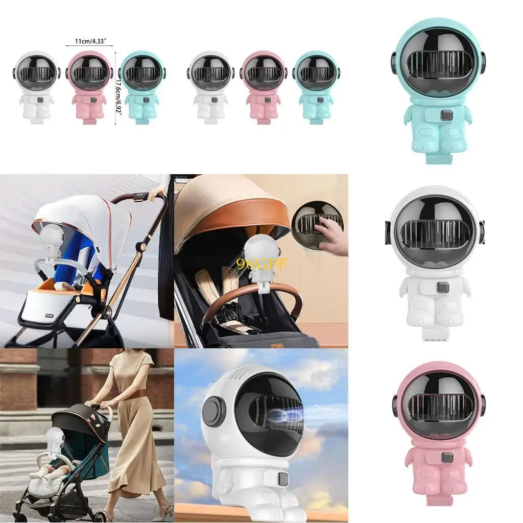 

96GF Clips Croller вентилятор 4000 мАч USB -портативные электронные вентиляторы.