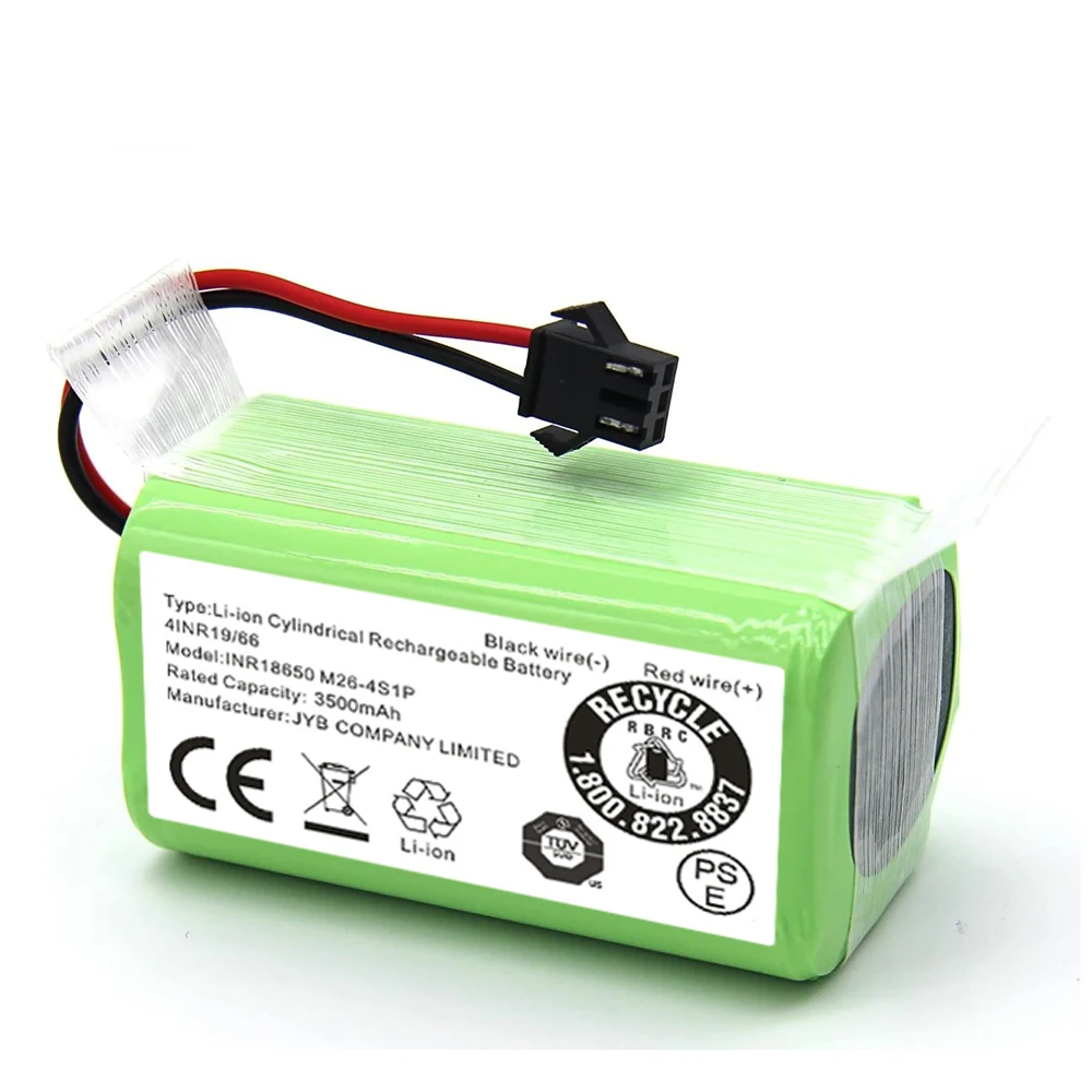 14.4V 3500mAh Battery for Eufy RoboVac 11/30/15C/12/35C & Ecovacs Deebot N79/N79S/DN622