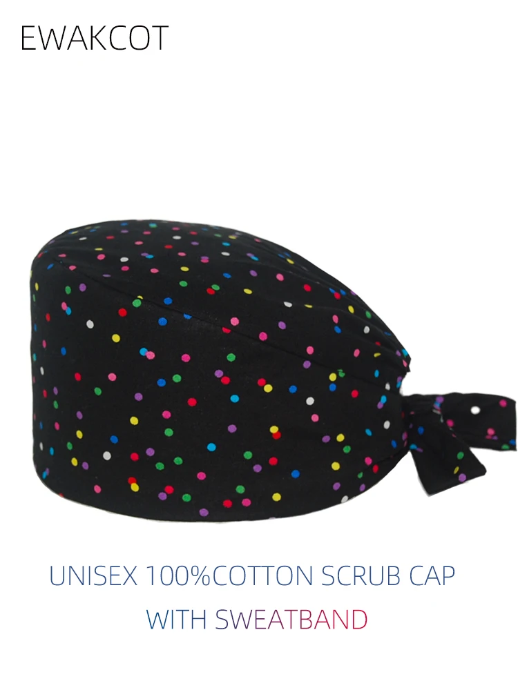 Soft Scrub Cap cotton nurse cap hospital dentistry doctors hats surgery caps chef cap dentist cap spa cap beauty salon cap