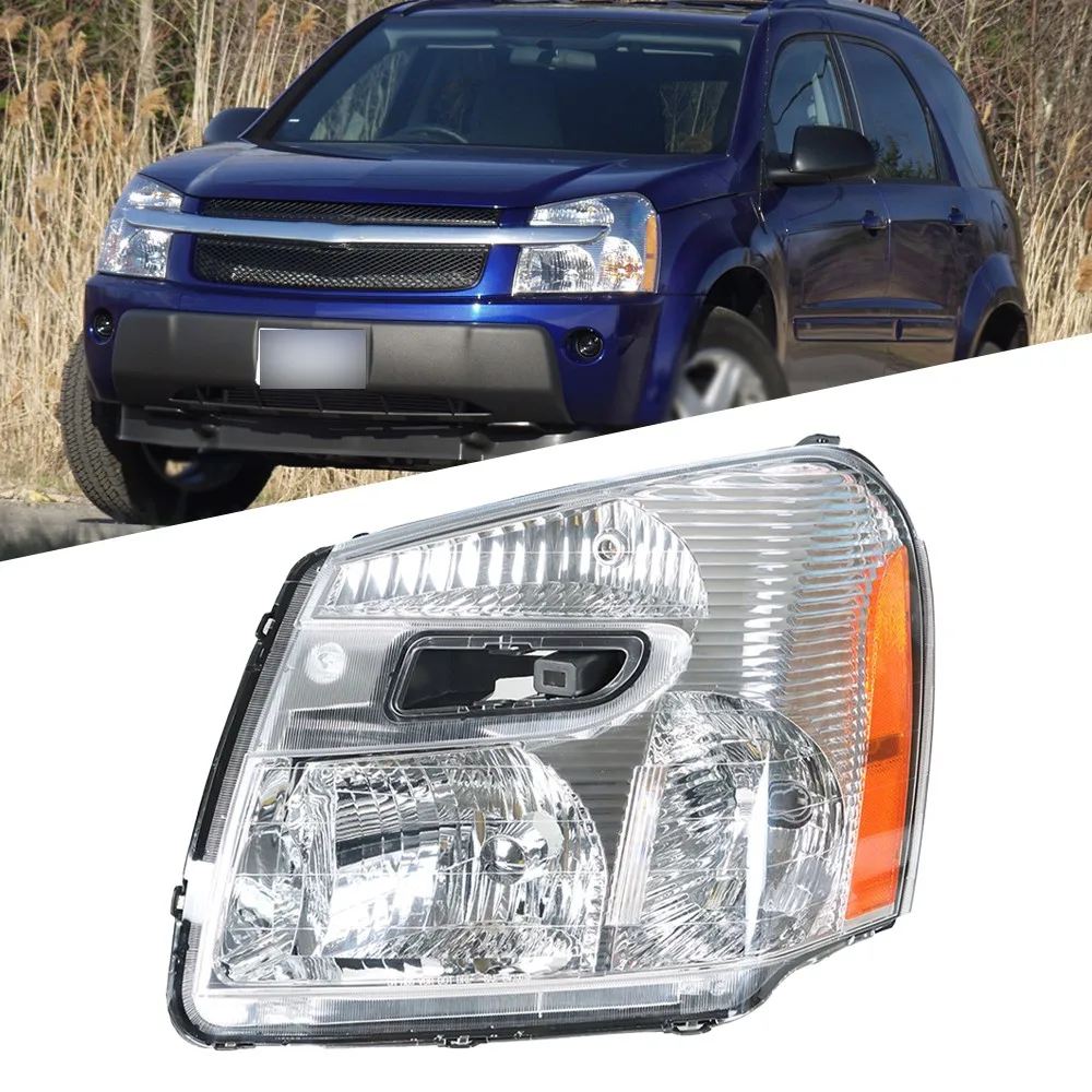 

For Chevy Equinox 2005-2008 2009 Headlights Halogen Headlamps Driver/Left Side
