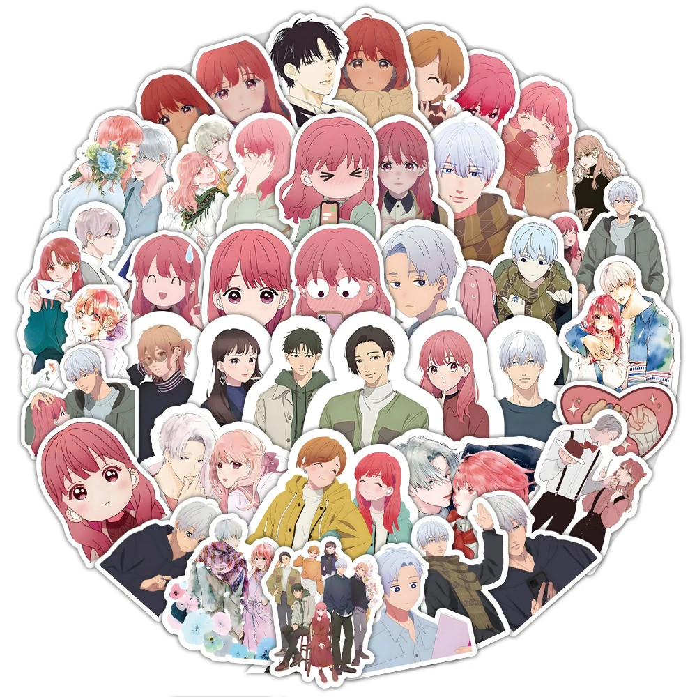 10/30/50pcs Anime A Sign of Affection Yuki Stickers Cute Girl Sticker Skateboard Phone Suitcase Cartoon Decals Kid Birthday Gift