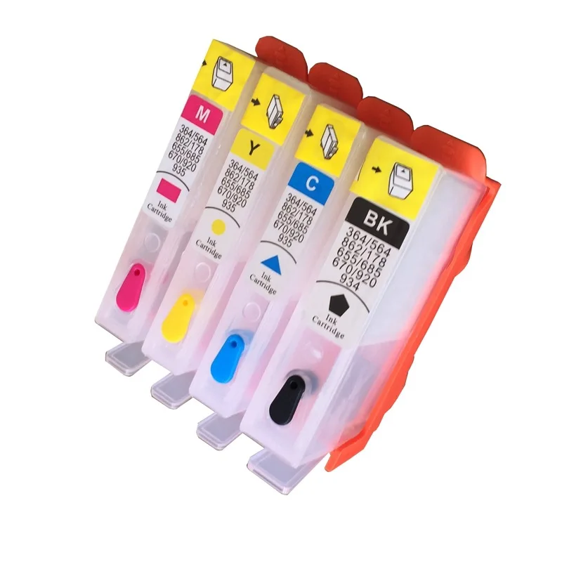 vilaxh 903 Refillable Ink Cartridge Replacement For HP 903 904 905 xl 903xl OfficeJet Pro 6960 6961 6964 6970 6950 Without chip