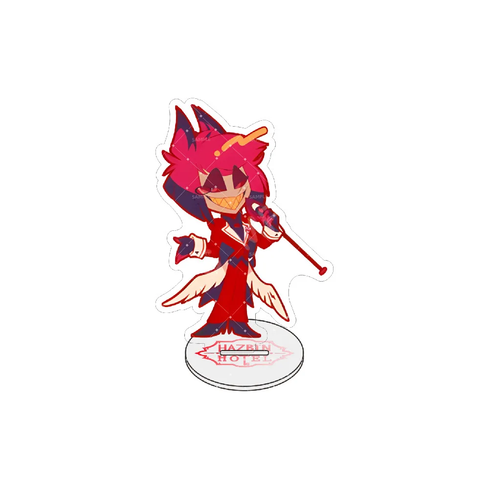 Hazbin Hotel Anime Figur Acryl Stand Alastor Charlie Morningstar Vaggie Engel Staubschale Niffty Spiel Fans Geschenk Ornamente – Detail 2