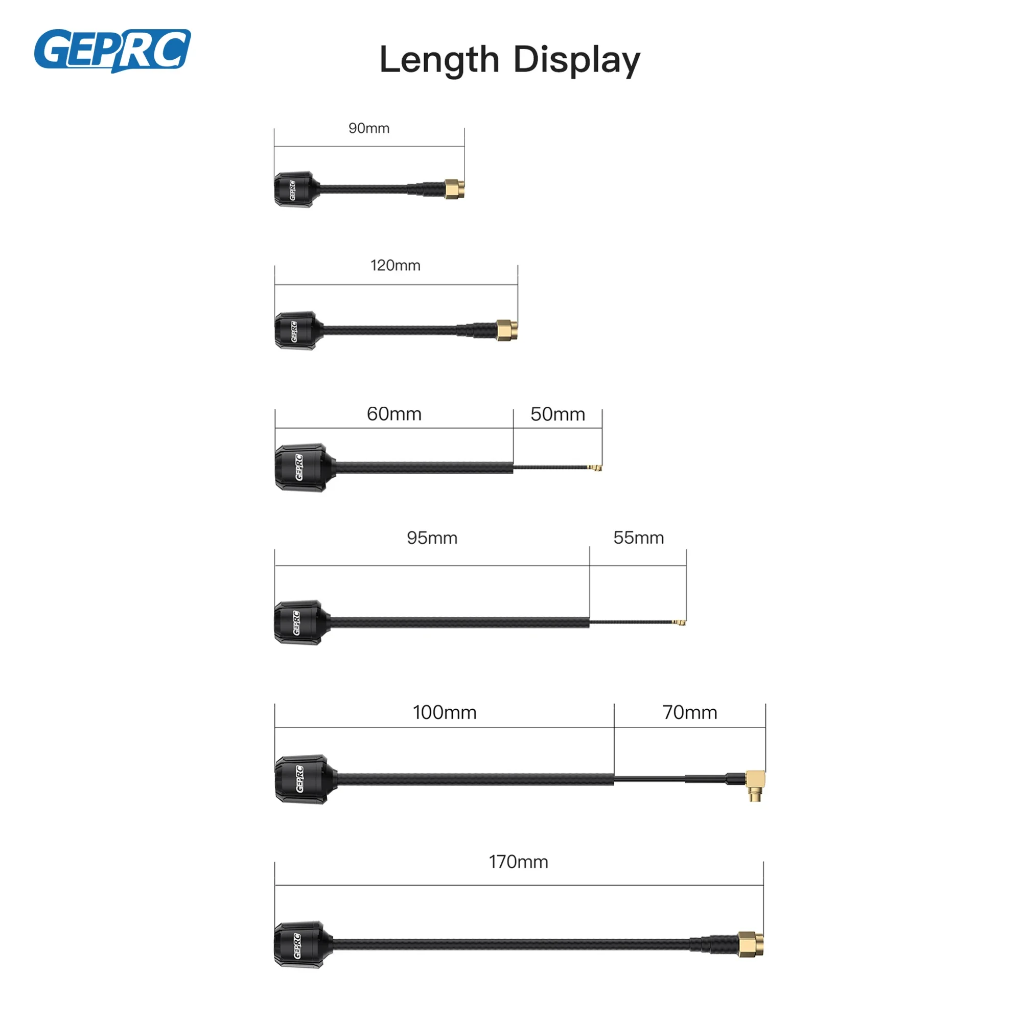 GEPRC Momoda2 5.8G Antenna Long Version Suitable DIY RC FPV Quadcopter Drone Freestyle 5.3GHz 6GHz RHCP LHCP Accessories Parts