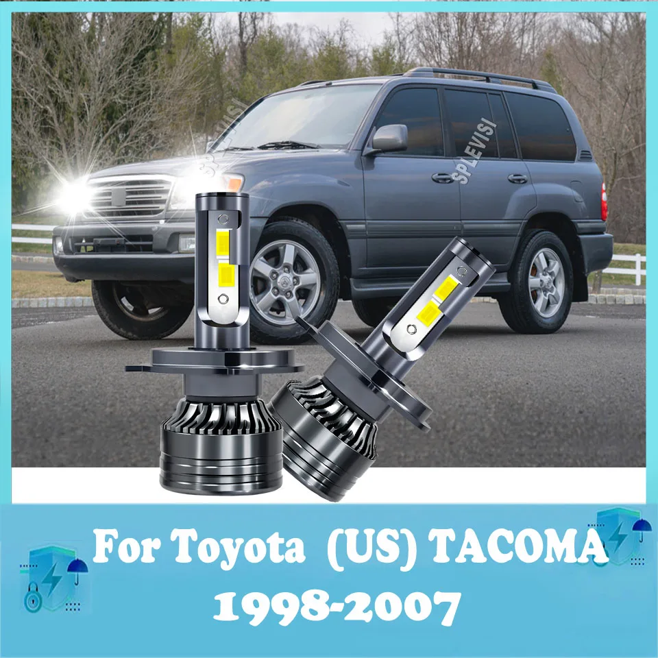 2Pcs 180W LED H4 Canbus Car Headlight Bulbs Auto Light 6000K 12V For TOYOTA LAND CRUISER 1999 2000 2001 2002 2003