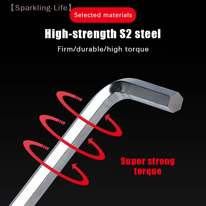 8pcs Allen Wrench Metric Wrench Inch Wrench L Wrench Size Allen Key Short Arm Tool Set Easy To Carry In The Pocket