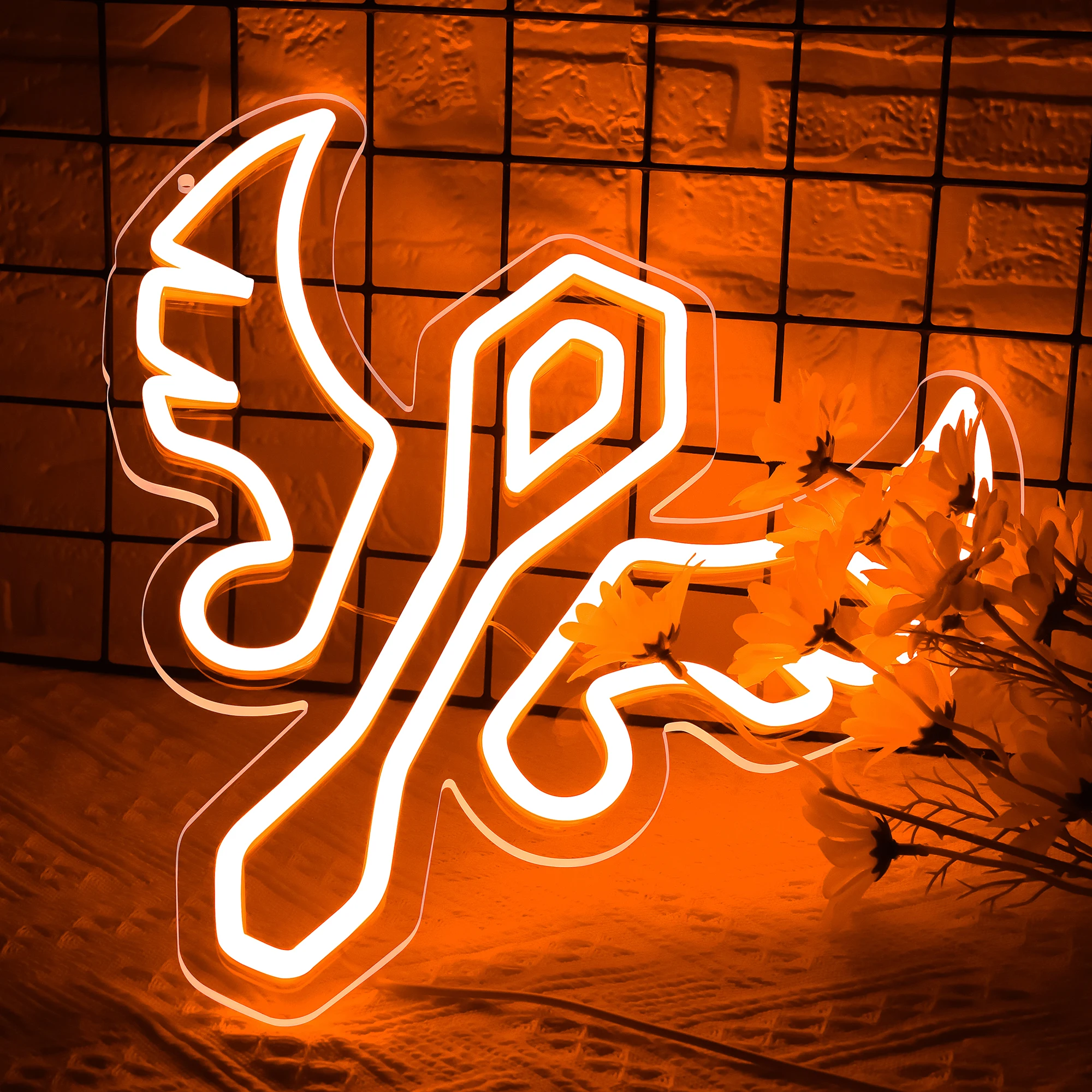 World Warcraf Neon Sign for Wall Decor World Neon Game Signs Unique Present for Christmas Birthday Party - view 2