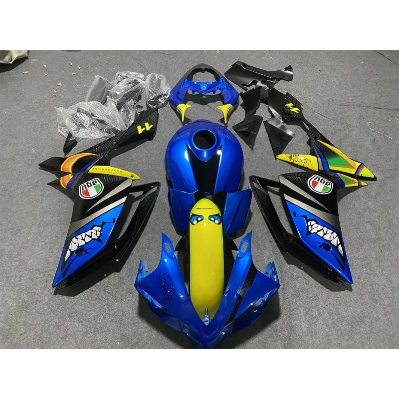 

Новый комплект обтекателей из АБС-пластика для мотоцикла, полный комплект обтекателей, подходит для Yamaha YZF R1 2007 2008 YFZ-R1 07 08, комплект обтекателей для кузова