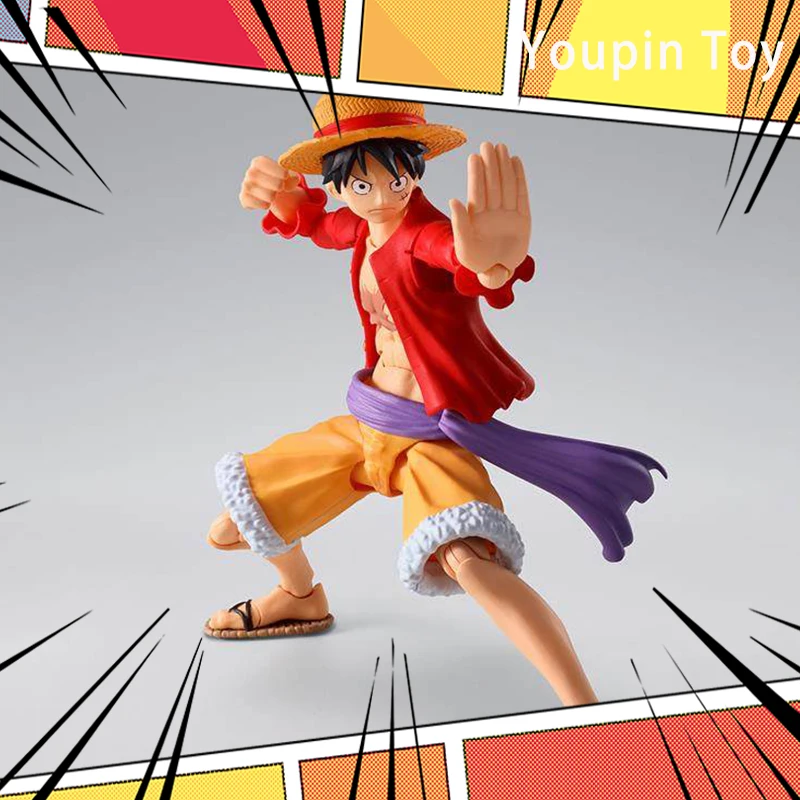Nueva Figura de Acción Original de Bandai One Piece Monkey D. Luffy S.H.Figuarts, Arco de Wano, Figura de Anime Coleccionable Articulada