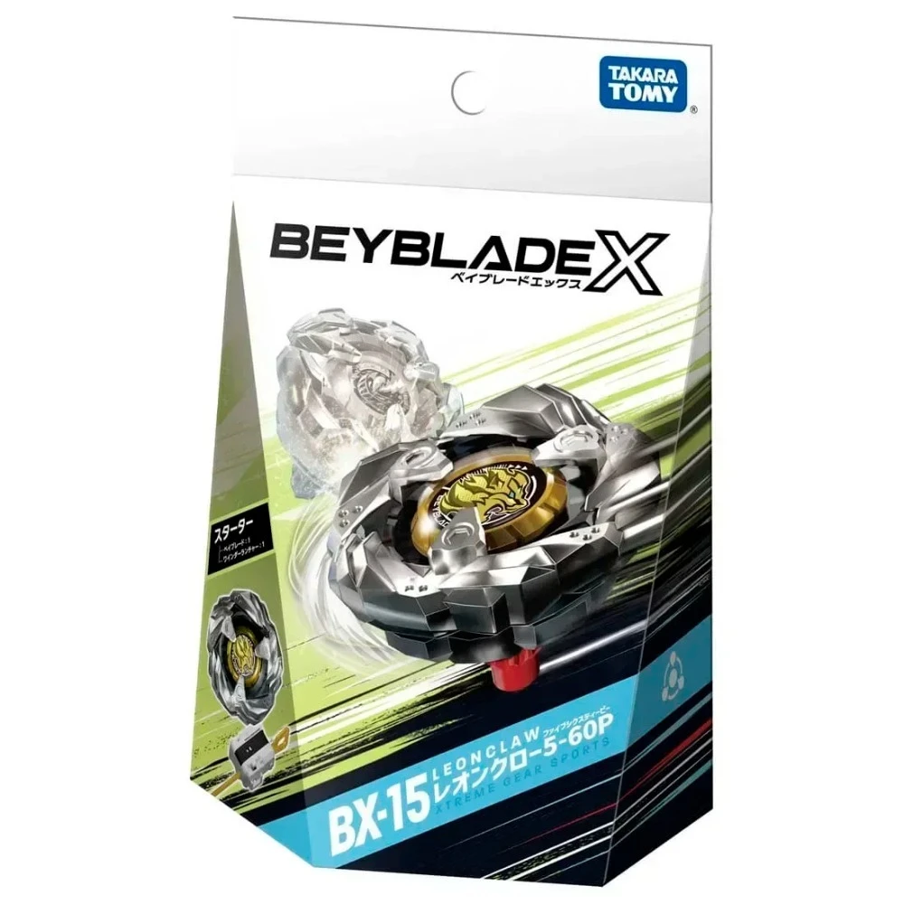 

Original Takara Tomy Burst Bey X BX-15 Starter Leon Claw 5-60P