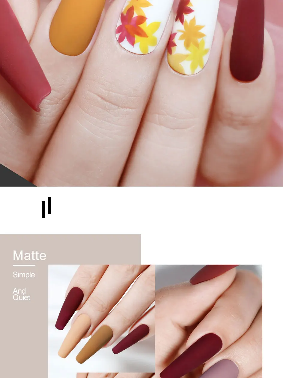 10ML Matte Top Coat Gel Polish Matte Funktion Gel Semi-Permanent Sealer Lack Soak Off UV LED Nail art Funktionelle Gel Liefert – Detail 9