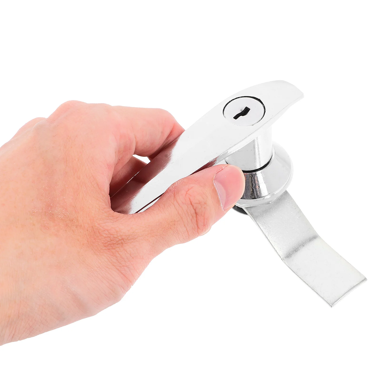 

Cabinet Door Lock Latch Hardware Replacement Electric Cam Handle Push Durable Metal Versatile Easy Install Cabinet Locks Kitchen