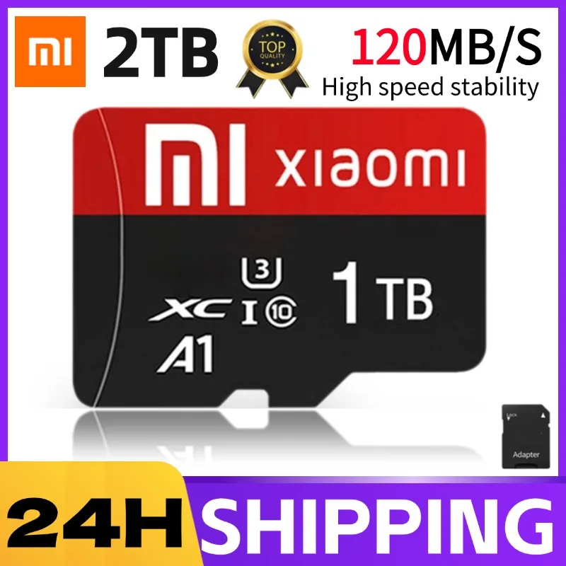 

Xiaomi 100% Original 1TB Memory Cards 100MB/s camera 2TB SD card 128GB 256GB Micro TF/SD card Class 10 512GB flashcard for phone