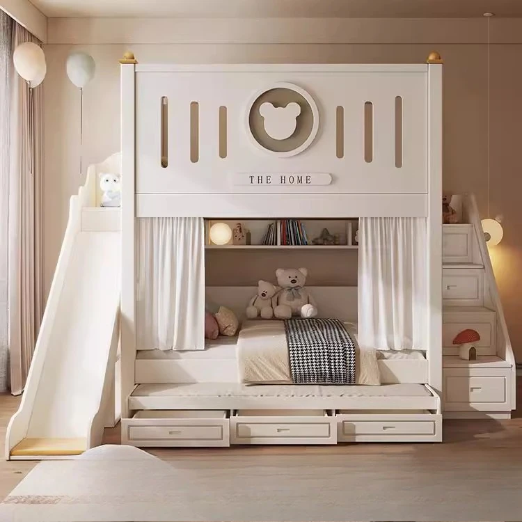 Ober- und Unterbett, kleine Wohnung, Multifunktionsbett, einfach